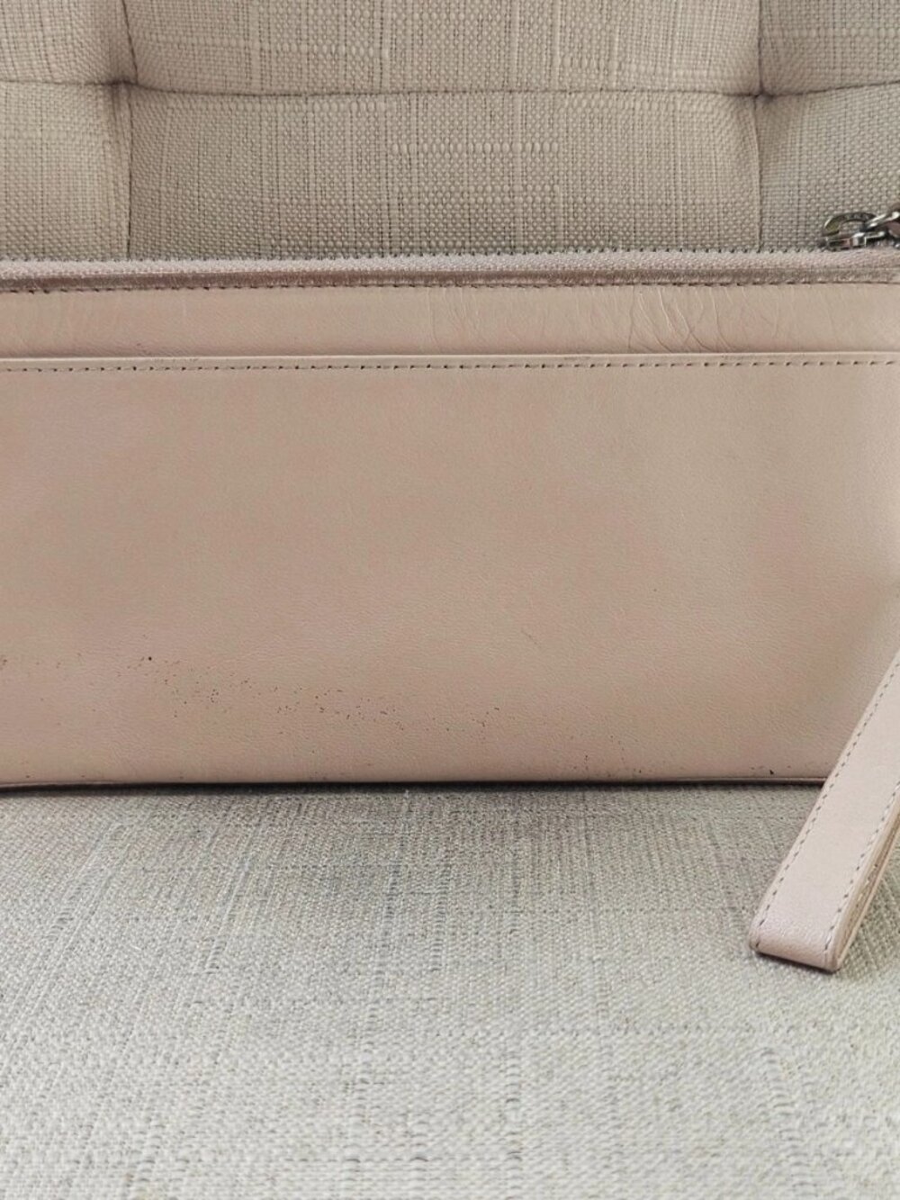 Vintage Anteprima Ladies Wristlet Wallet Purse Clutch Pink Leather Cardholder - Picture 6 of 12